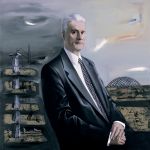 Портрет Юрия Пуликова 1999 Х.М. 100х95см