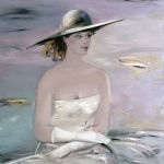 Романтический образ 1992 Х.М. 110х100 см